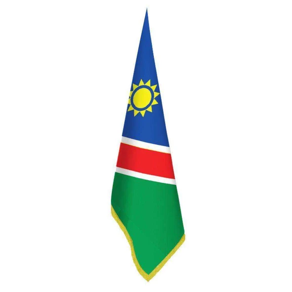 Namibian Bayrağı - Ofis-Makam-Toplantı Odaları - Saçaklı Makam Bayrağı ürün görseli 1