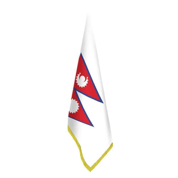 Nepal Bayrağı - Ofis-Makam-Toplantı Odaları - Saçaklı Makam Bayrağı ürün görseli 1