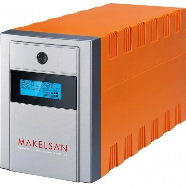 MAKELSAN LION 1200 VA LCD/USB(2x12V 7AH Akü) LINE INT.5/10 dk UPS ürün görseli 1