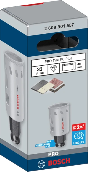 PRO Tile 32 mm Fayans-Granit Delik Açma Panç ürün görseli 1