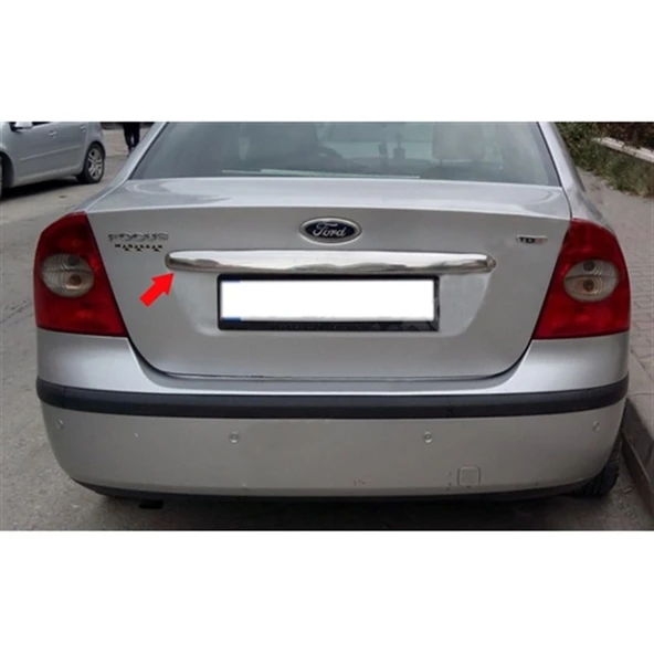 DB Chrome Ford Focus Sedan Krom Bagaj Çıtası 2005-2011 P.Çelik ürün görseli 1