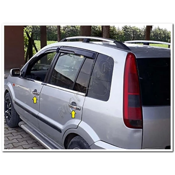DB Chrome Ford Fusion Kapı Kolu Nikelajı 2002-2012 4 Kapı P.Çelik - Resim 4