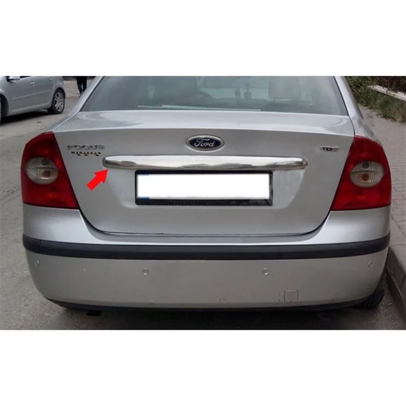 Markadan Ford Focus Sedan Krom Bagaj Çıtası 2005-2011 Paslanmaz Çelik ürün görseli 1