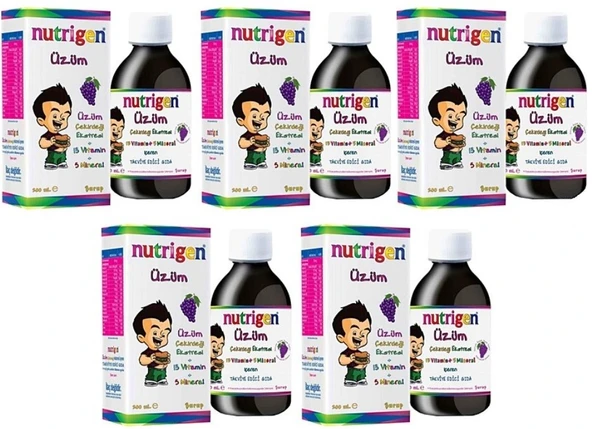 Nutrigen Üzüm Şurup 200 ml 5 Adet ürün görseli 1