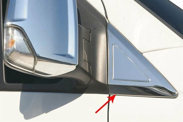 OMSA Mercedes Sprinter W907 Krom Kelebek Cam Yeri 2 Parça 2018 ve Sonrası ürün görseli 1