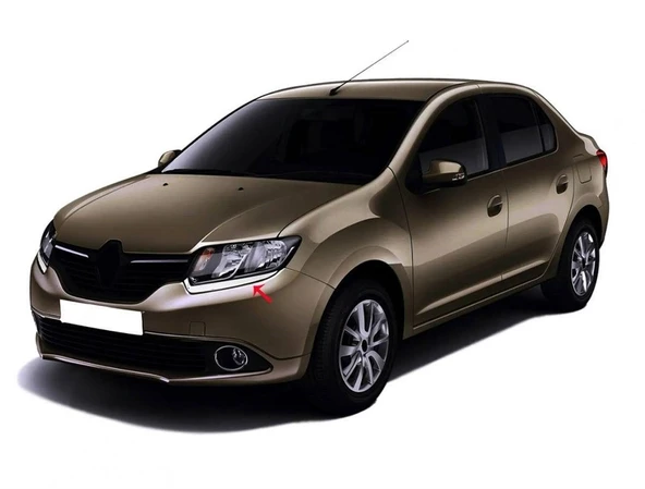 OMSA Renault Symbol 3 Krom Far Kaşı 2 Parça 2013-2017 Arası ürün görseli 1