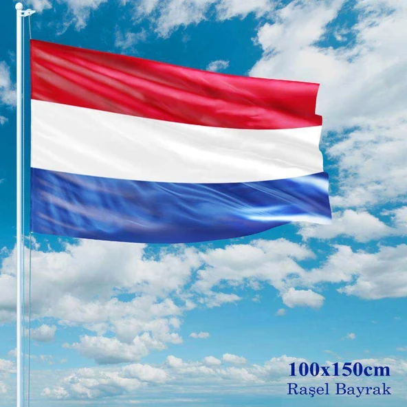 Hollanda Bayrağı - 100x150 cm (1 metre x 1,5 metre) - Raşel Kumaş ürün görseli 1