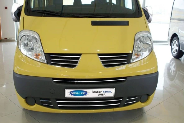 OMSA Nissan Primastar Krom Ön Tampon Çıtası 6 Parça 2010-2014 Arası ürün görseli 1
