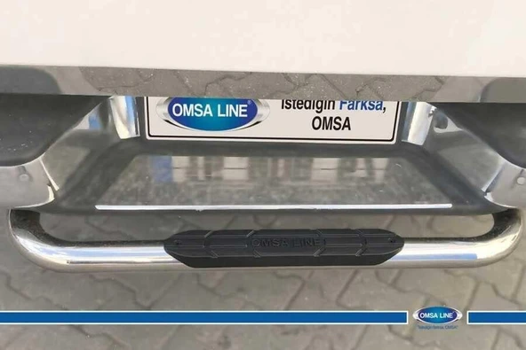 OMSA Mitsubishi L200 Arka Koruma Çap:76 Krom 2015-2019 Arası ürün görseli 1