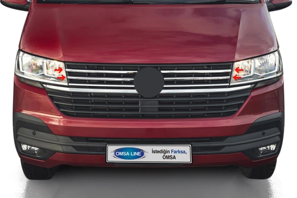 OMSA VW T6.1 Caravelle Krom Ön Panjur 4 Parça 2020-2023 Arası ürün görseli 1