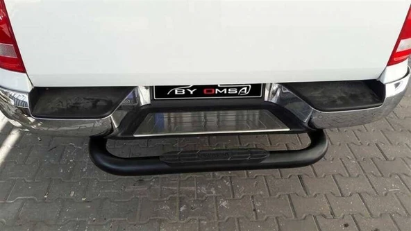 OMSA Nissan Navara Arka Koruma Çap:76 Siyah 2016 ve Sonrası ürün görseli 1