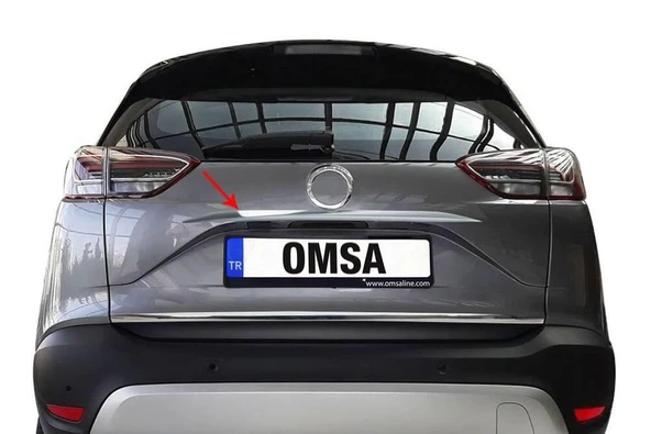 OMSA Opel Crossland X Krom Bagaj Çıtası 2017-2020 Arası ürün görseli 1