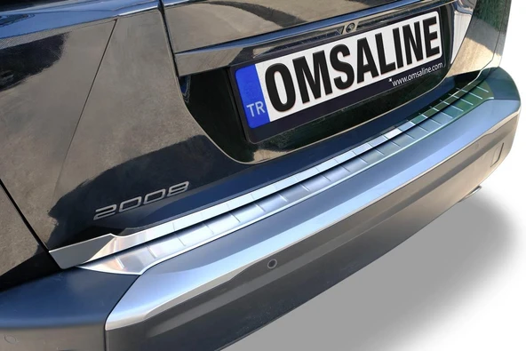 OMSA Peugeot 2008 EV Krom Arka Tampon Eşiği Taşlı 2023 ve Sonrası ürün görseli 1