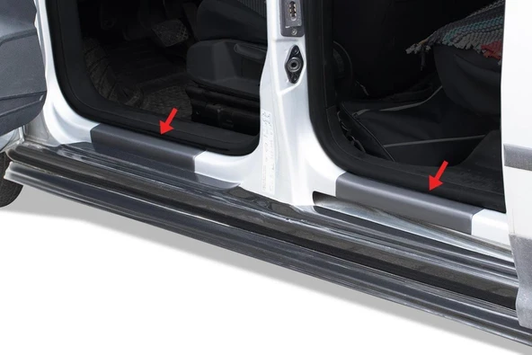 VW Caddy Kapı Eşiği Plastik 4 Parça 2003-2014 Arası - Resim 3