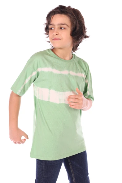 Toontoy Erkek Çocuk Batik Desenli Tişört ürün görseli 1