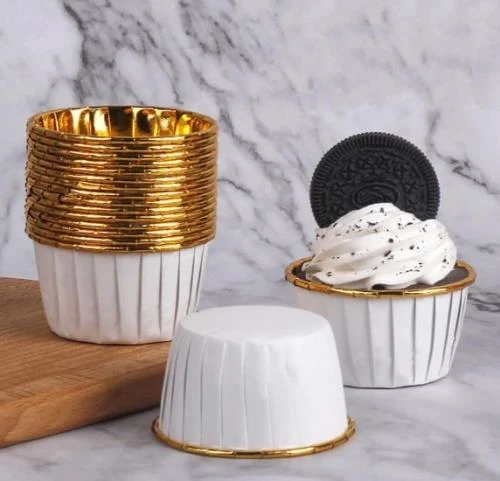 Cupcake/Muffin /Suffle Kek Kapsülü Beyaz 50 Li ürün görseli 1