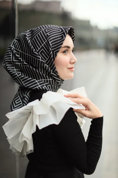 Silk Home Twill İpek Eşarp 11447-01 - Resim 4