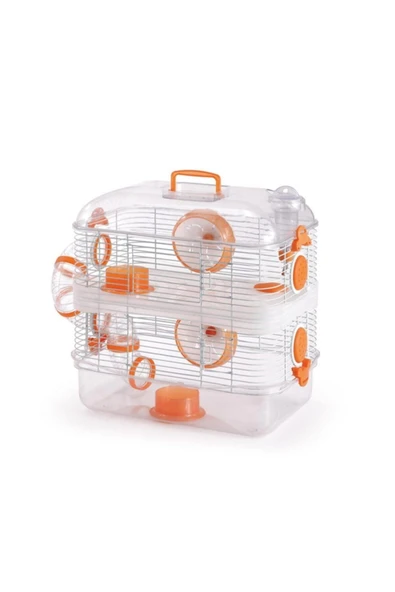 QHPet S802 Hamster Kafesi Aksesuarlı 40x26x39 ürün görseli 1