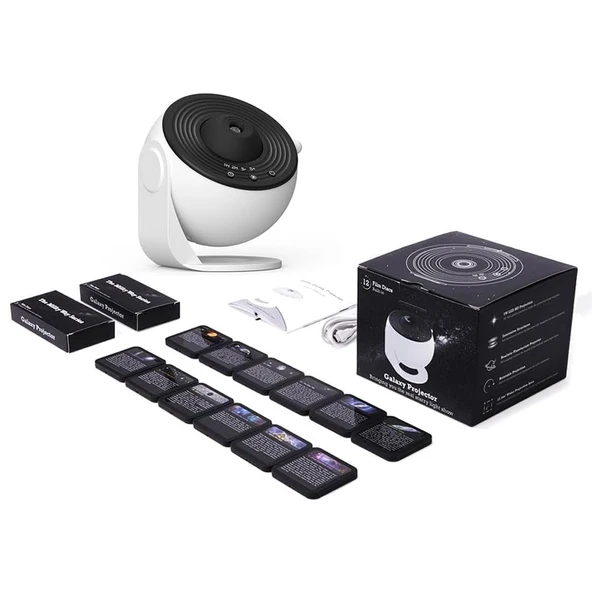 PowerMaster PM-26368 Galaksi Yıldız Projektörlü Gece Lambası ürün görseli 1