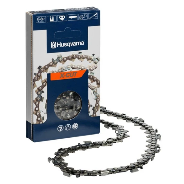 HUSQVARNA X-Cut Motorlu Testere Zinciri 32 Diş C33 3/25 1.3mm Köşeli ürün görseli 1