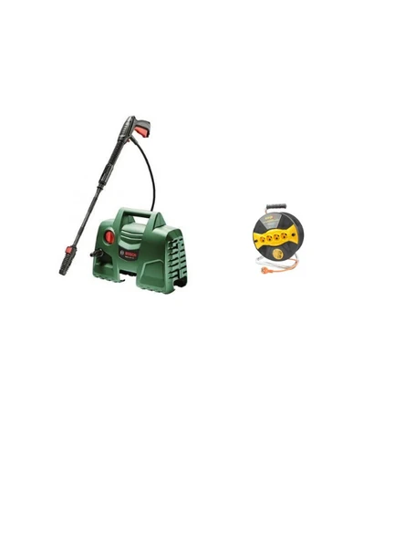 Bosch EasyAquatak 100 Basınçlı Yıkama Makinesi - 06008A7E00+Leo 3x1,5 20 mt Makaralı Seyyar ürün görseli 1