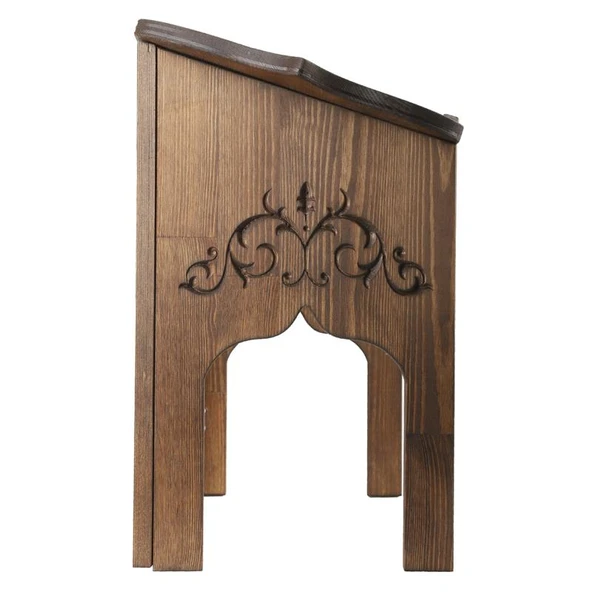 Ahşap Mukabele Cami Rahlesi ve Yer Rahlesi - Resim 6