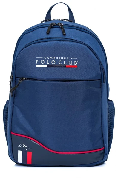 Cambridge Polo Club Lacivert Dört Bölmeli Erkek/Erkek Çocuk Okul, Günlük ve Seyahat Sırt Çantası - PLCAN2154-004 ürün görseli 1