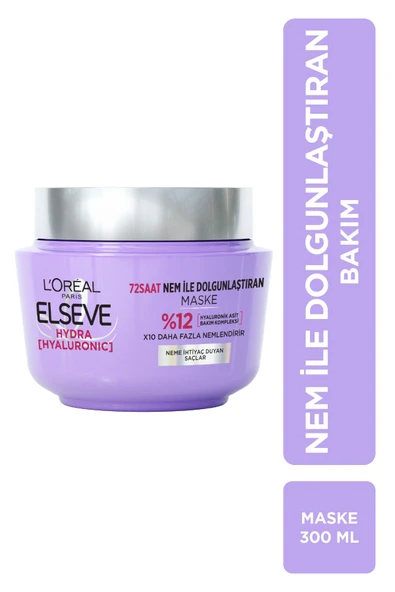 Elseve Hydra Hyaluronic 72 Saat Nem Ile Dolgunlaştıran Maske 300ml ürün görseli 1