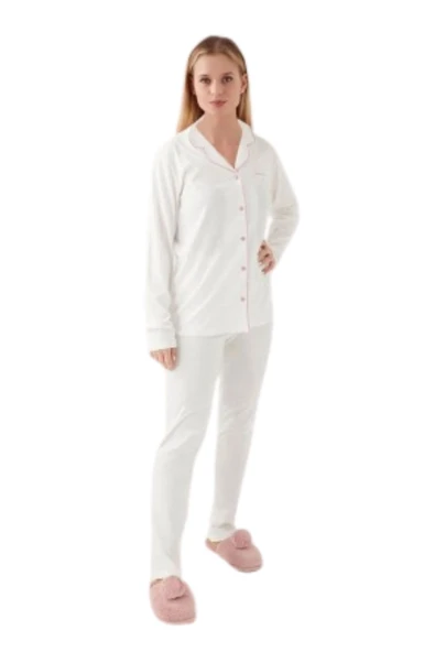 Pierre Cardin Kadın Boydan Düğme Pijama Takım  7717 ürün görseli 1