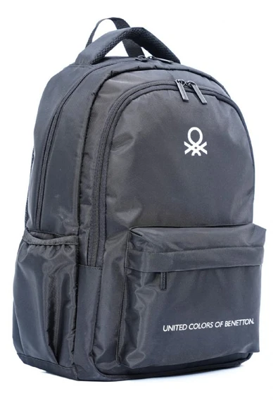 United Colors Of Benetton Unisex Çocuk/Yetişkin Okul Günlük ve Seyahat Sırt Çantası - Gri - 20973 ürün görseli 1