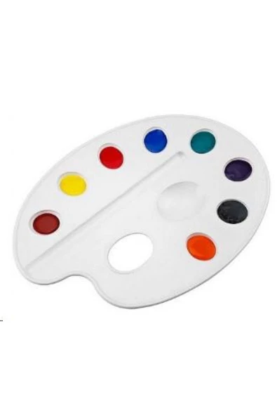 Resim Paleti Plastik Küçük ( Beyaz ) ürün görseli 1