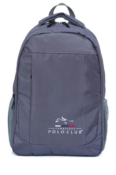 Cambridge Polo Club Gri Günlük Okul ve Seyahat Sırt Çantası - Erkek/Erkek Çocuk - PLCAN2172-003 ürün görseli 1