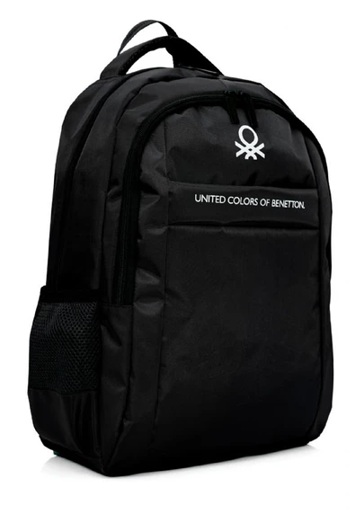 United Colors Of Benetton Unisex Çocuk/Yetişkin Okul Günlük ve Seyahat Sırt Çantası - Siyah - 20964 ürün görseli 1