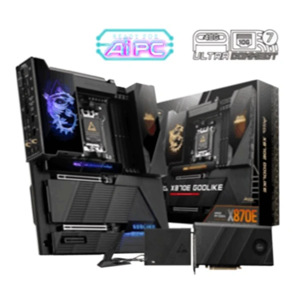 MSI MEG X870E GODLIKE WIFI-7 DDR5 HDMI DP PCIe 16X v5.0 AM5 ATX ürün görseli 1