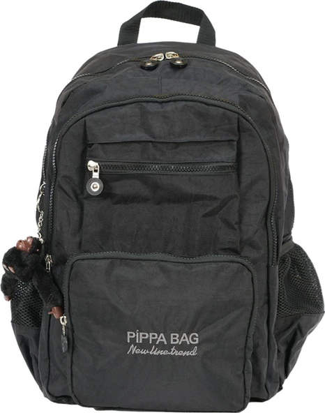 Pippa İlus Dört Gözlü Okul ve Günlük Sırt Çantası (Siyah - Erkek - CNT8035-04) ürün görseli 1