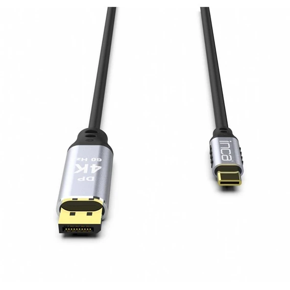 INCA ITCD-02TX 2metre TYPE-C - DP Görüntü Kablosu 4K - Resim 4