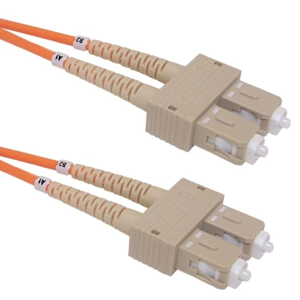 BIFO 3m MM SC-SC 50/125µ LSZH Duplex Fiber Optik Patch Kablo ürün görseli 1