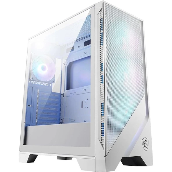MSI MAG FORCE 320R AIRFLOW WHITE GAMING MID-TOWER PC KASASI BEYAZ ürün görseli 1