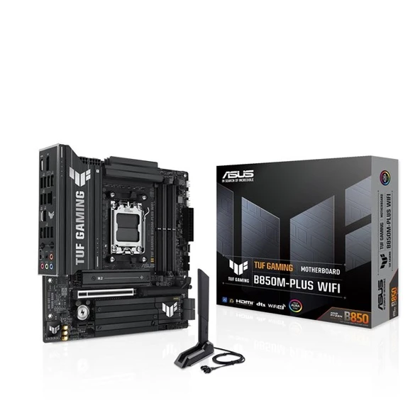 ASUS TUF GAMING B850M-E WIFI6E DDR5 HDMI-DP TYPEC PCIE 5.0 AM5 MATX ürün görseli 1