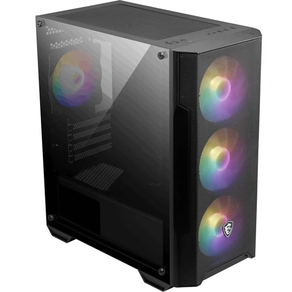 MSI 500W MAG FORGE M100A Gaming Mid-Tower PC Kasası - Resim 3
