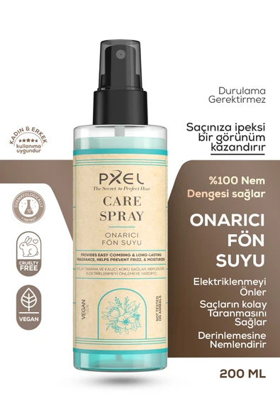 PXEL Çift Fazlı Isı Koruyucu Onarıcı Fön Suyu 200 ML - Tüm Saç Tipleri ürün görseli 1