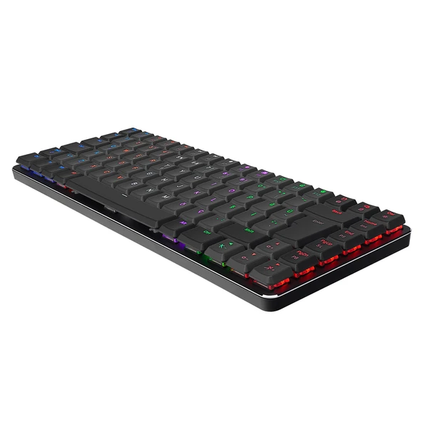 RAMPAGE GRANITE SIYAH/GRI RED SWITCH KLAVYE - Resim 4