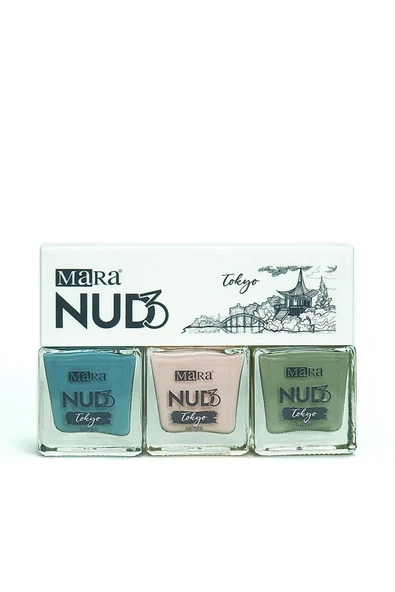Mara Nude Oje Serisi 3'lü Tokyo - Resim 2