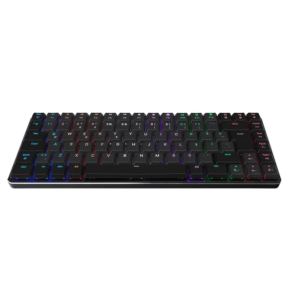 RAMPAGE GRANITE SIYAH/GRI RED SWITCH KLAVYE - Resim 3