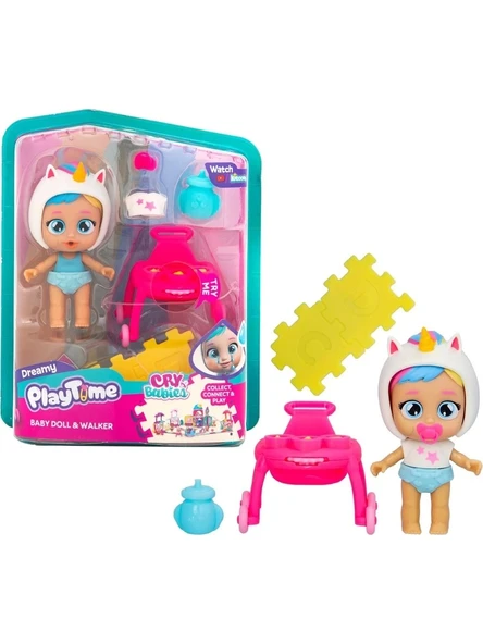 Cry Babies Play Time Mini Bebek ve Yürüteç ürün görseli 1