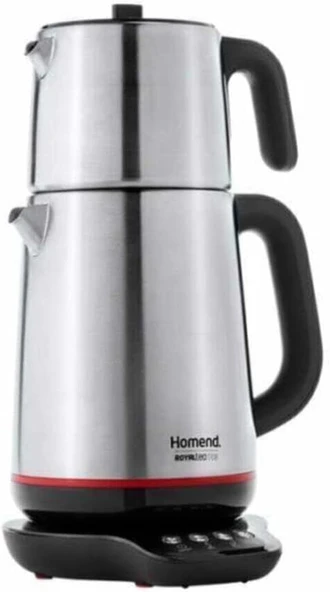 Homend Royaltea 1708H Konuşan Çay Makinesi Dokunmatik Bazalı