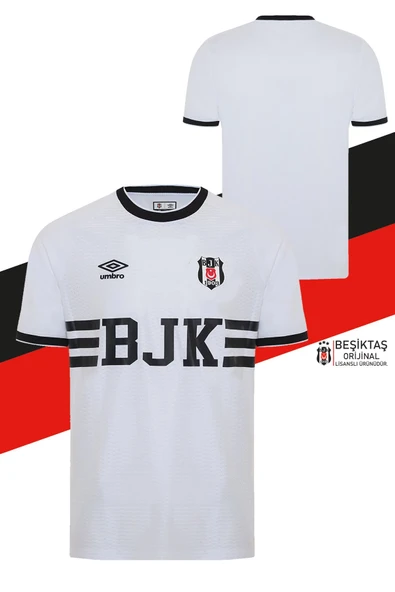 Beşiktaş Orijinal Lisanslı Nostalji Beyaz Bjk Çocuk Forma ürün görseli 1
