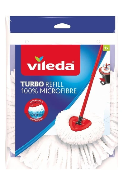 VİLEDA TURBO MİKROFİBERLİ YEDEK PASPAS  x6 ürün görseli 1
