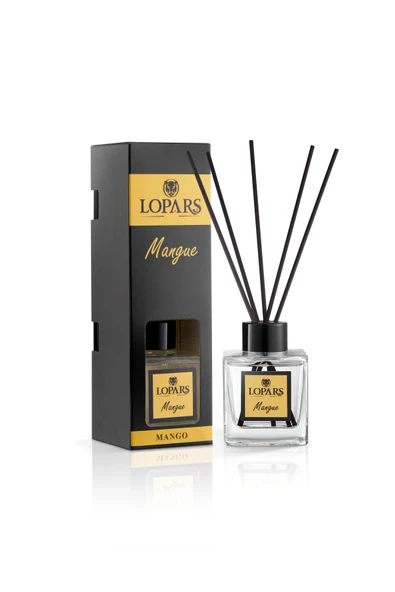 Lopars Mango (Mango) 5 Bambu Çubuklu Oda (oda parfümü) Kokusu 100 ml ürün görseli 1