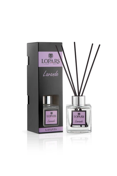 Lopars Lavanta (Lavender) 5 Bambu Çubuklu Oda (oda parfümü) Kokusu 100 ml ürün görseli 1